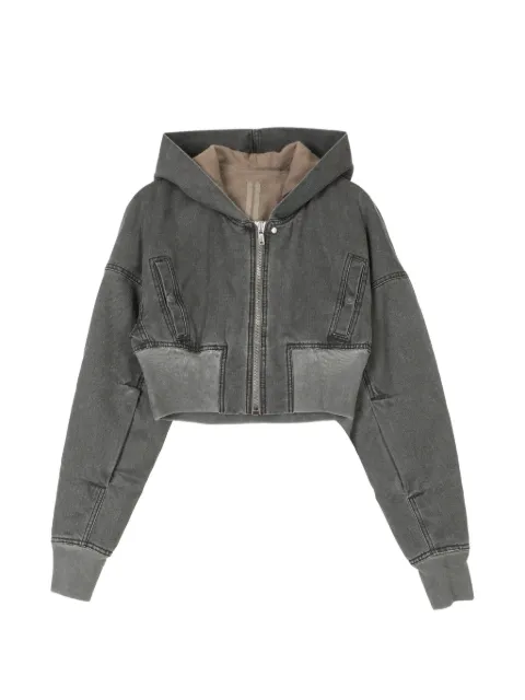 Rick Owens DRKSHDW veste crop à capuche
