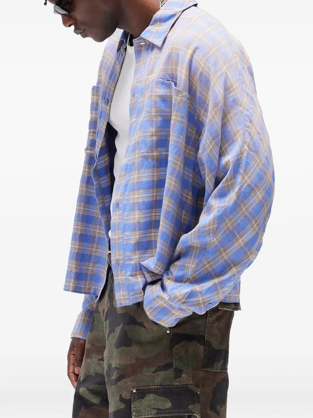 Represent Santa Monica geruit overhemd Blauw