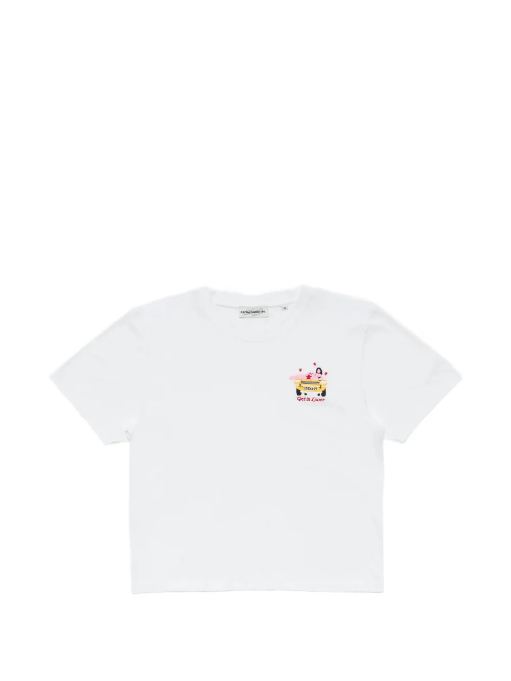 CARNE BOLLENTE t-shirt Long Ride Home - Blanc