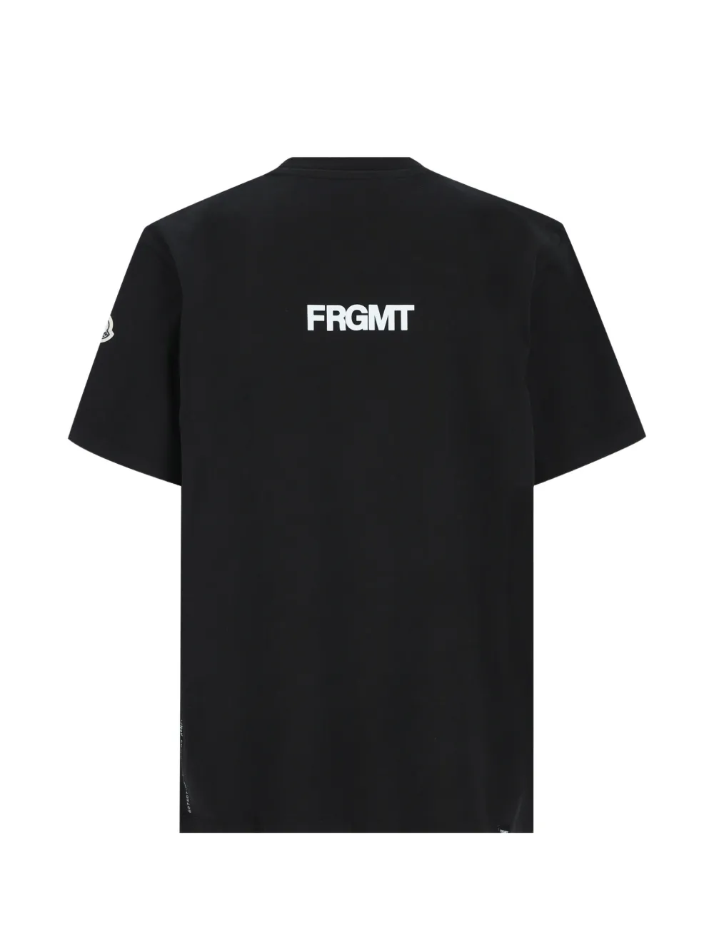 Moncler Enfant x FRGMTmini Print Dog T-shirt met grafische print Zwart