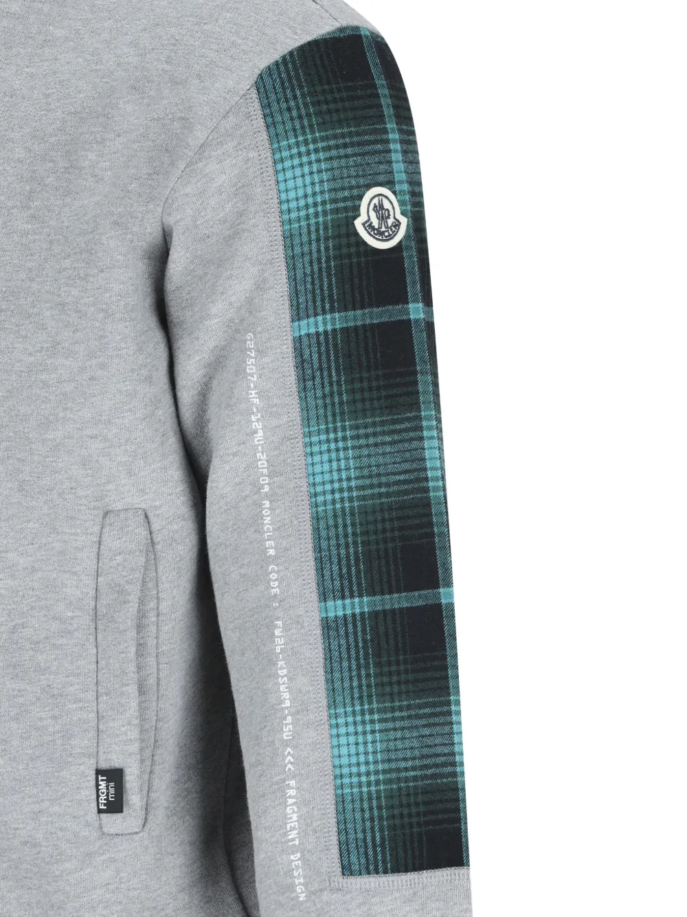 Moncler Enfant Fragment hoodie met rits Grijs