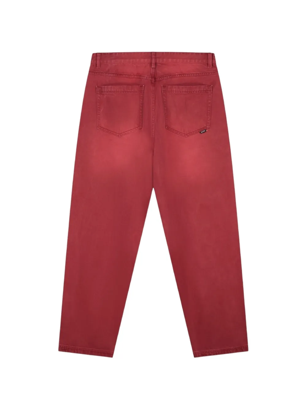 Arte Antwerp Baggy jeans met vervaagd effect Rood
