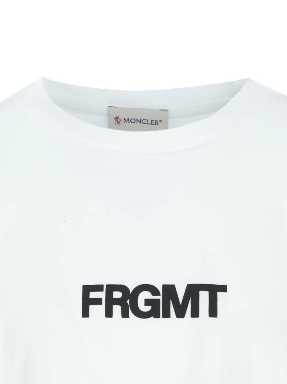 Moncler Enfant x Fragment T-shirt met honden-print Wit