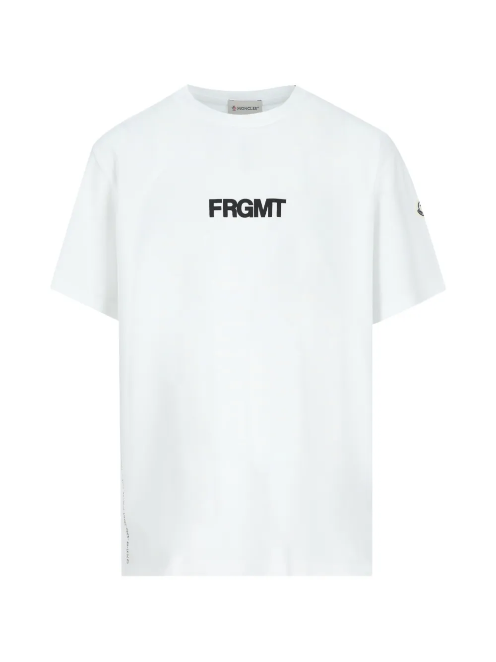 Moncler Enfant x Frag t T-shirt met honden-print Wit