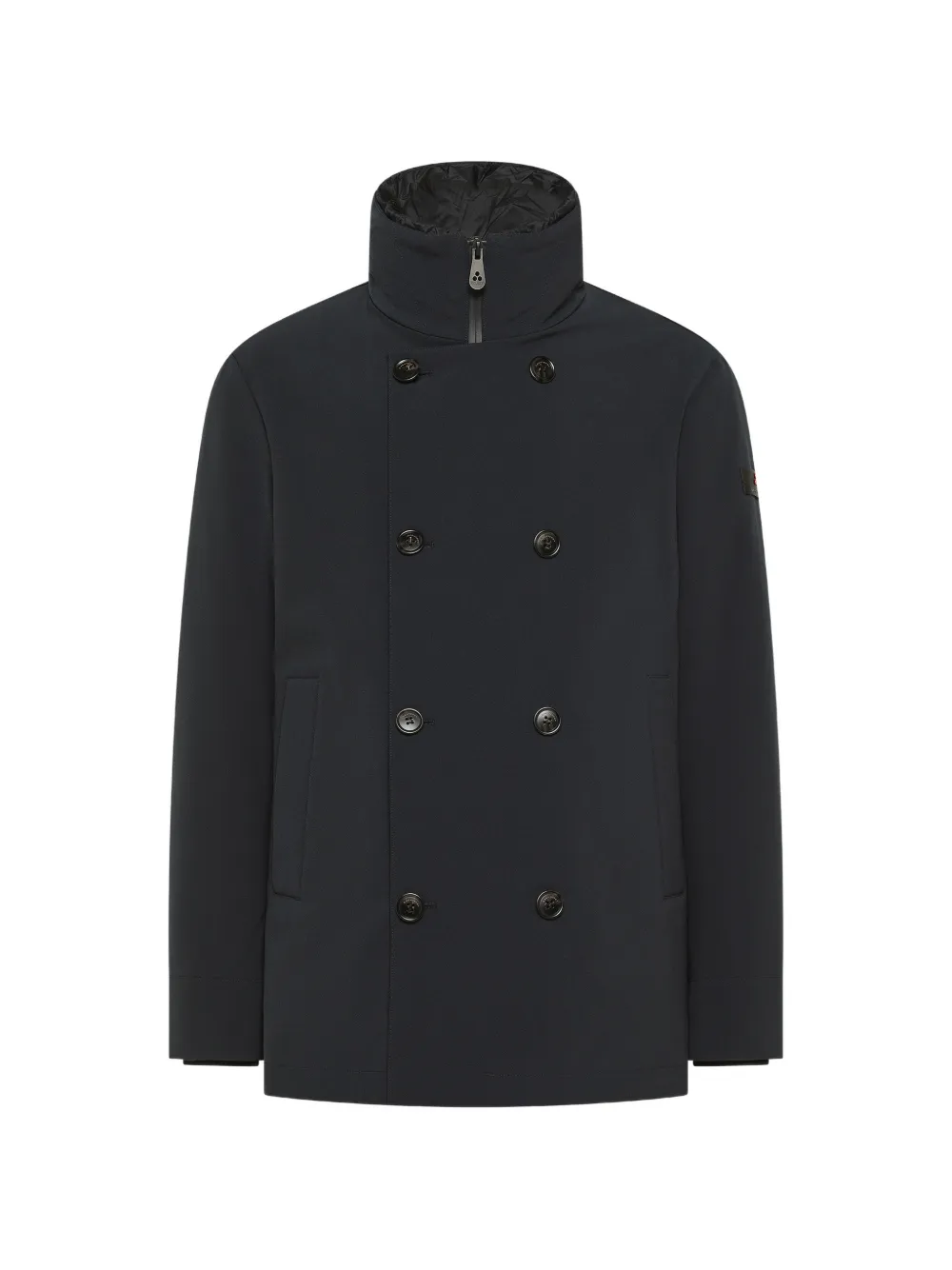 Peuterey double-breasted down-feather coat - Blue