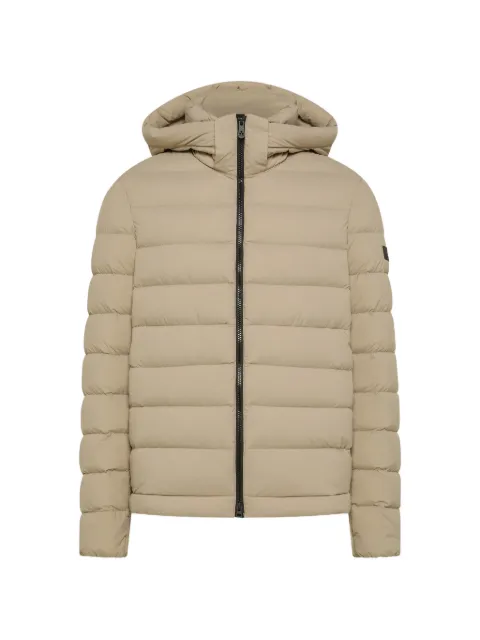 Peuterey logo-patch hooded puffer jacket