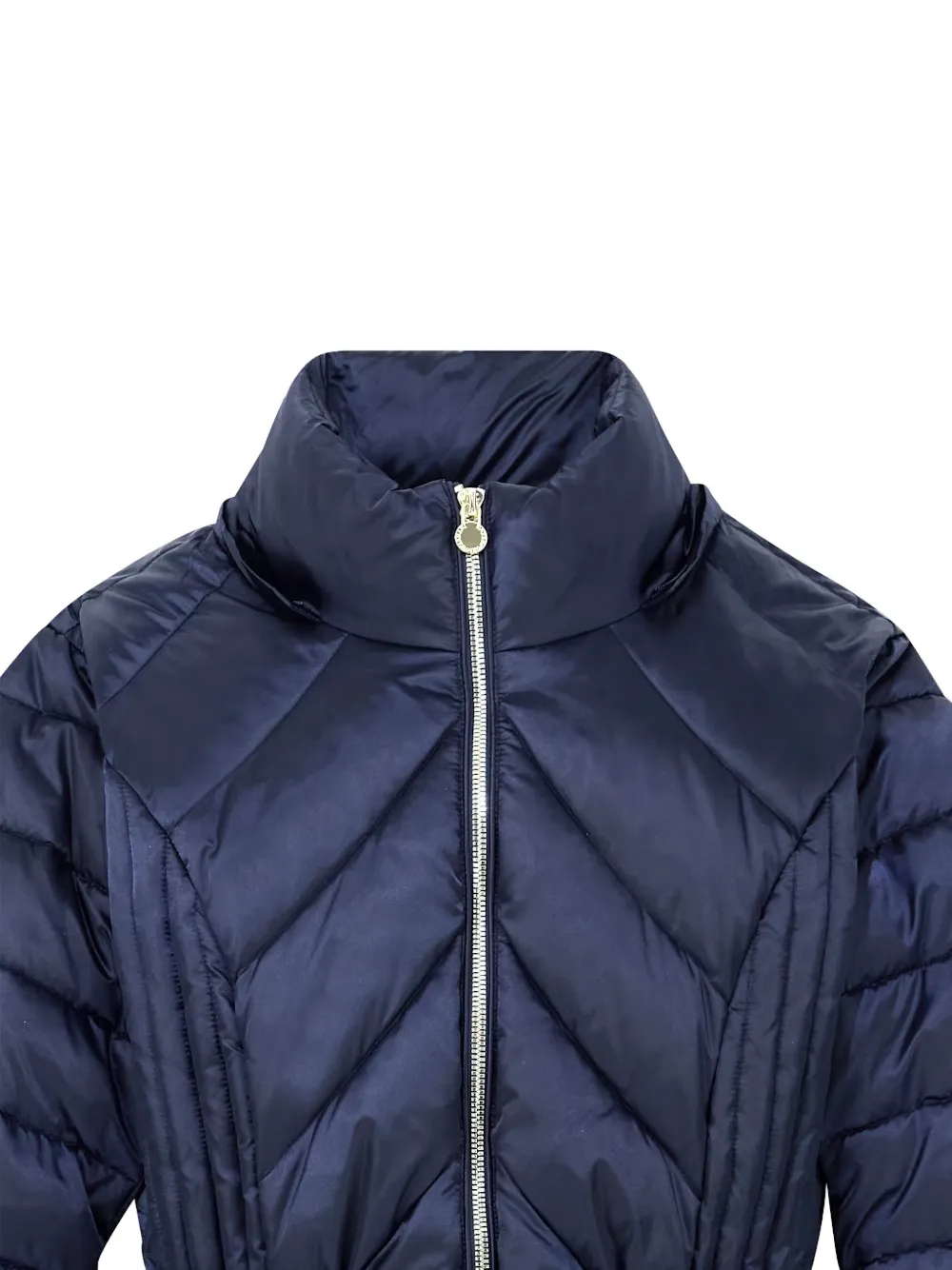 Ea7 Emporio Armani Jas met ceintuur en afwerking Blauw