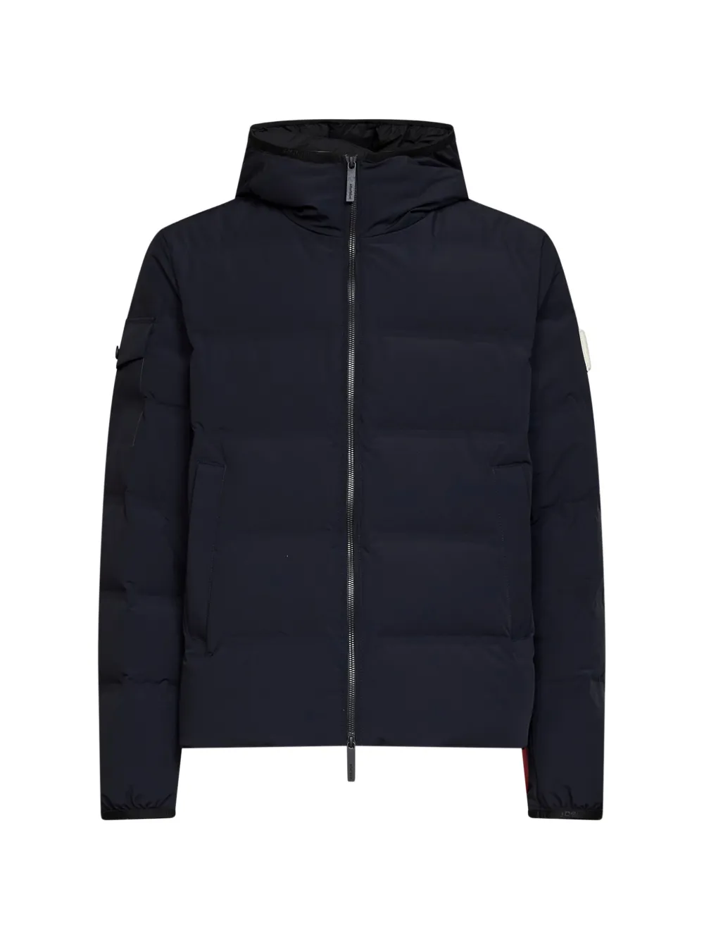 After Label Pinzolo Hooded Padded Jacket In Blue