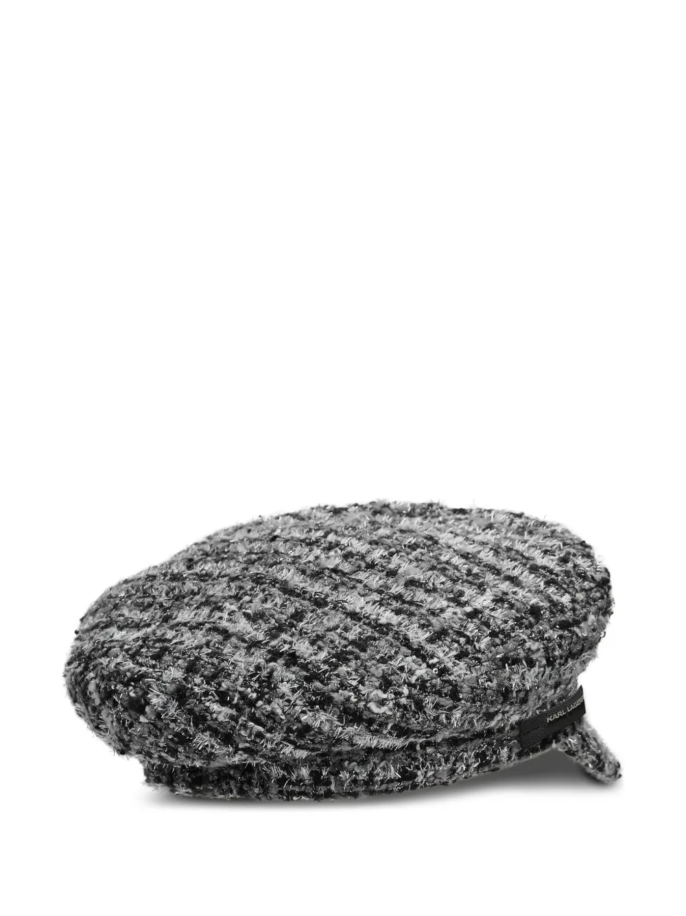 Karl Lagerfeld bouclé cap Grijs