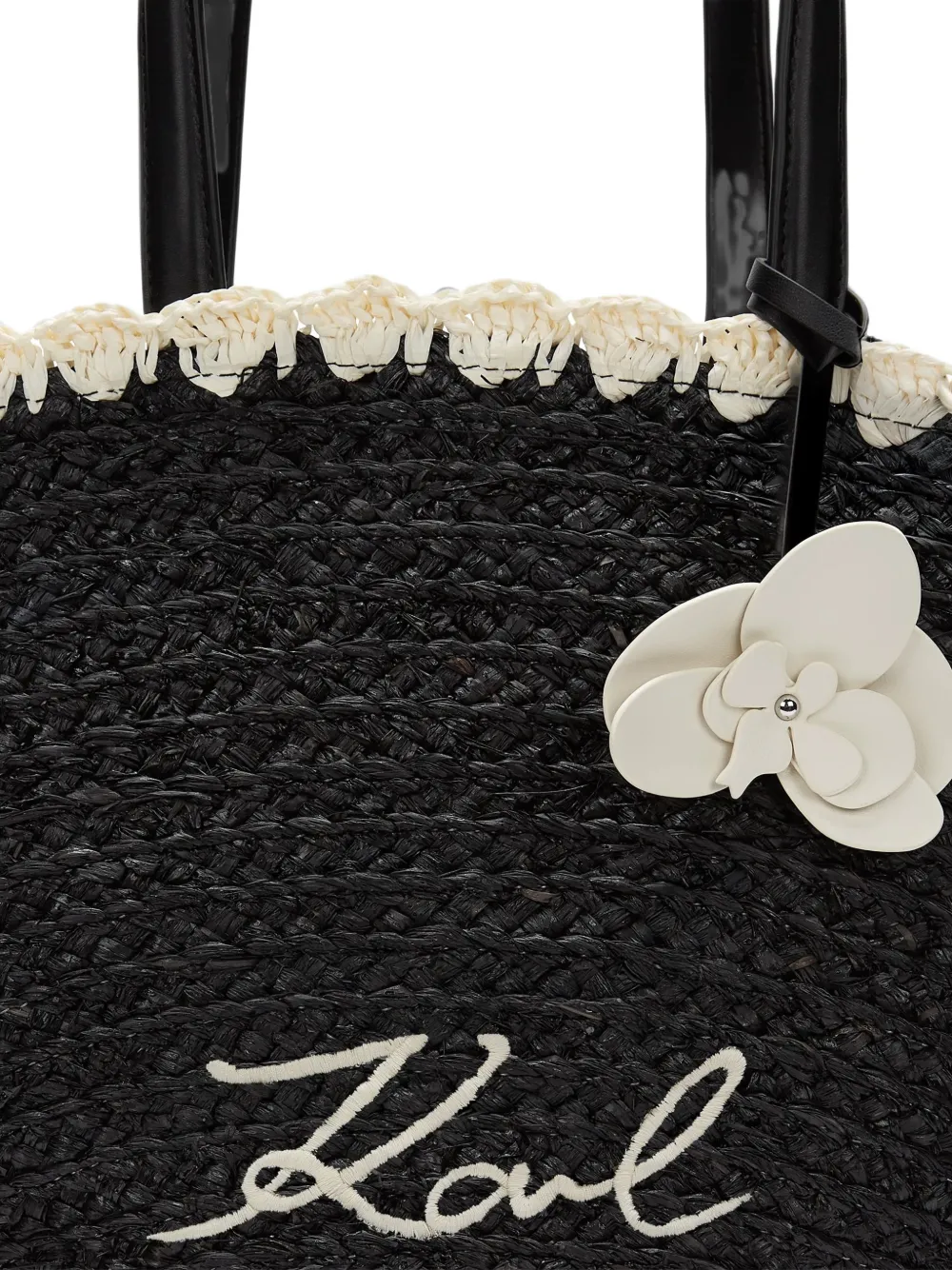 Karl Lagerfeld K Signature scallop bag Zwart