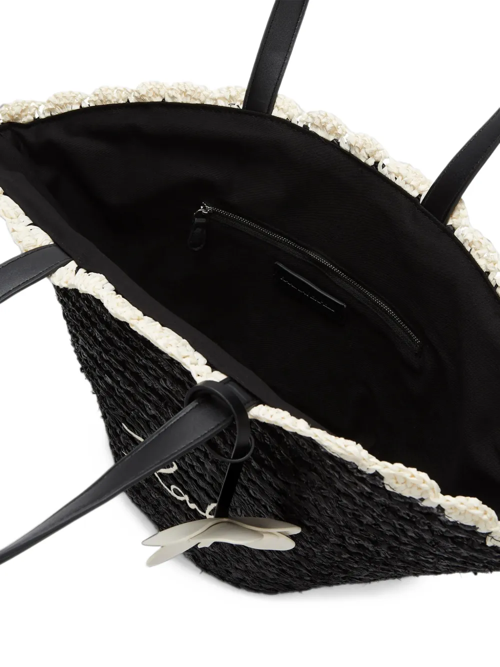 Karl Lagerfeld K Signature scallop bag Zwart