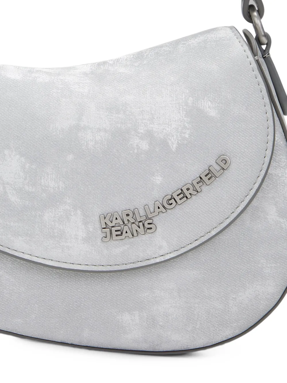 Karl Lagerfeld Jeans Wave shoulder bag Grijs