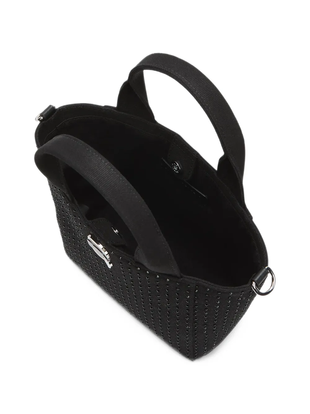 Karl Lagerfeld Ikon rhinestone-embellished tote bag Zwart