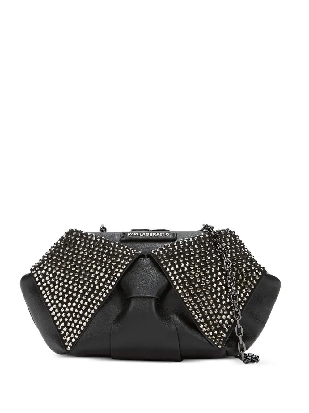 Karl Lagerfeld K/Novelty studded shoulder bag - Nero