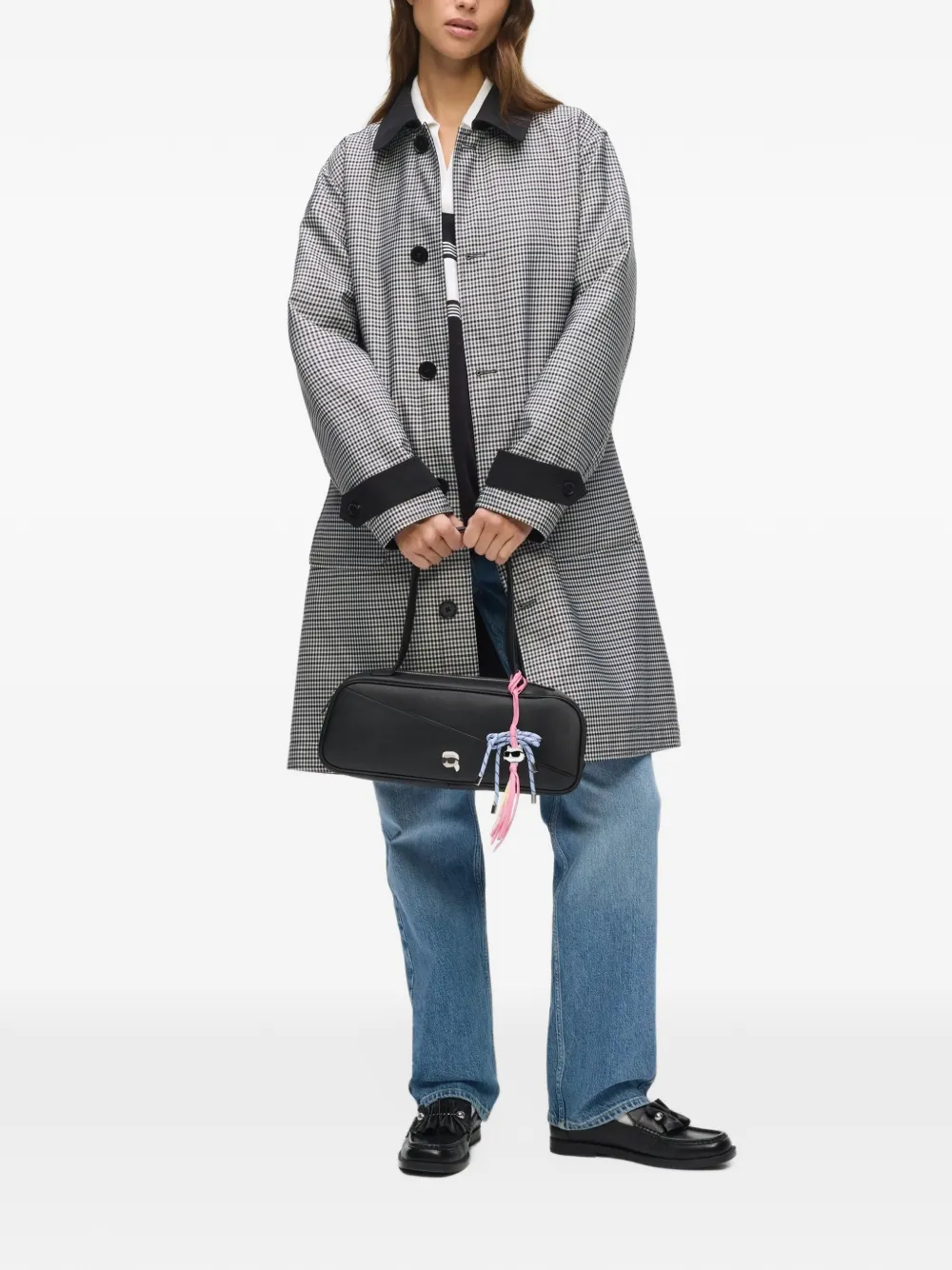 Karl Lagerfeld Ikon shoulder bag Zwart