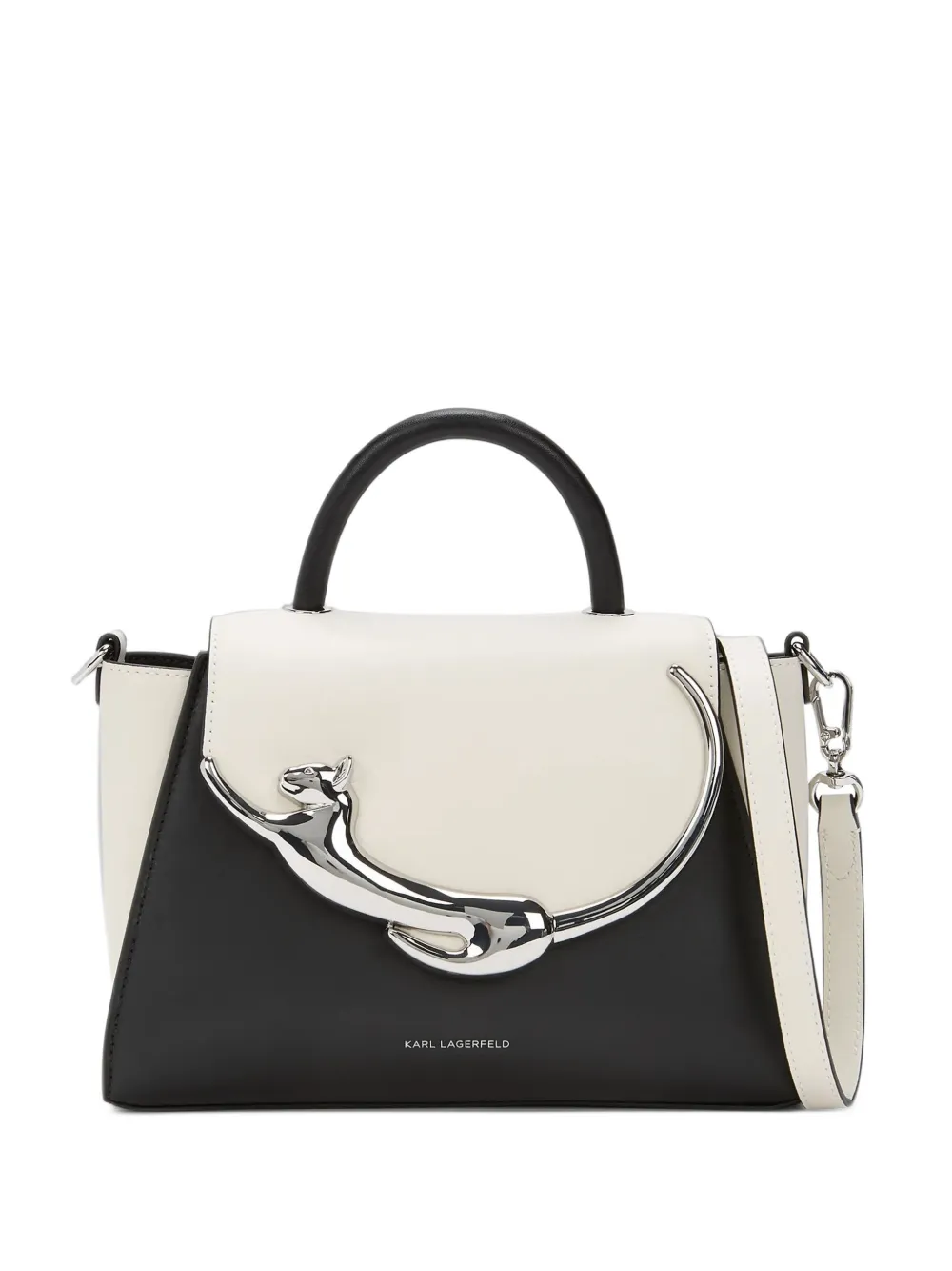 Karl Lagerfeld Ikon Choupette shopper met logo-detail Zwart