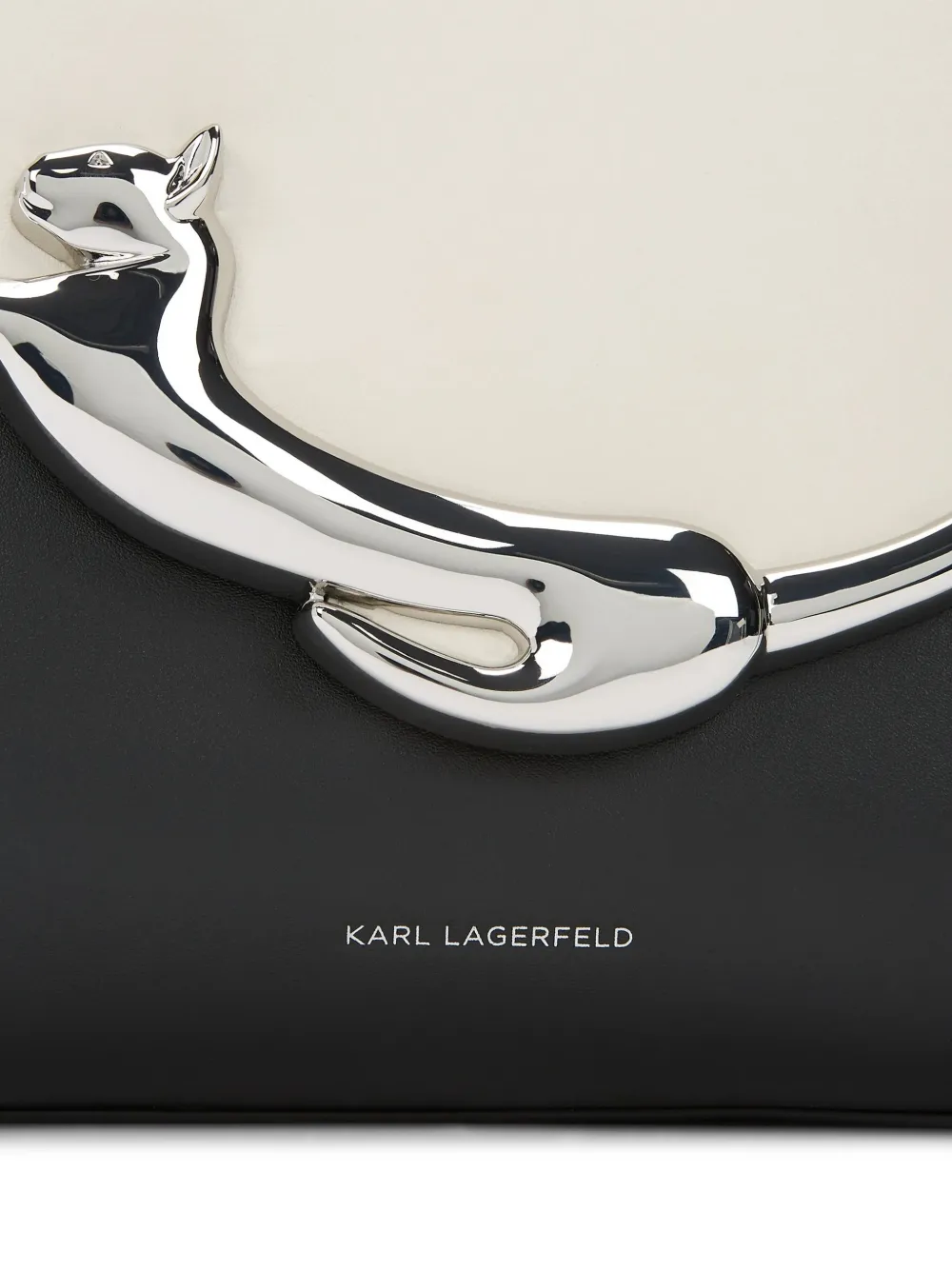Karl Lagerfeld Ikon Choupette shopper met logo-detail Zwart