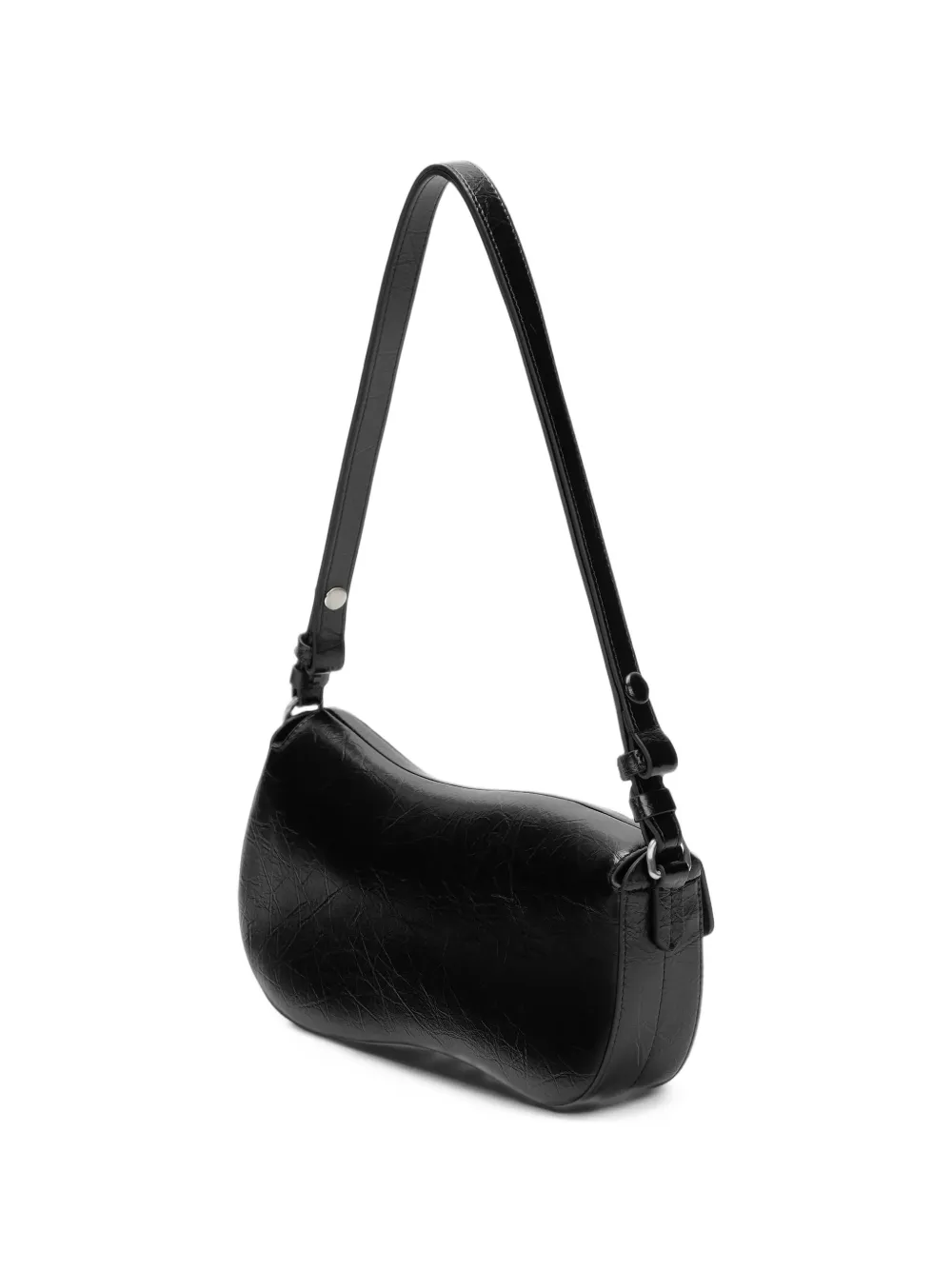 Karl Lagerfeld Jeans Wave shoulder bag Zwart