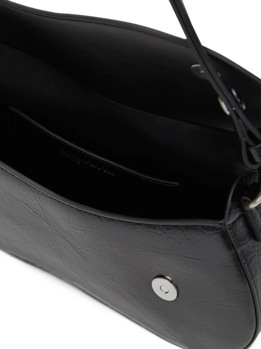 Karl Lagerfeld Jeans Wave shoulder bag Zwart
