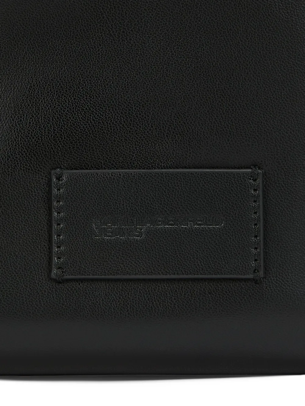 Karl Lagerfeld Jeans Origami shoulder bag Zwart