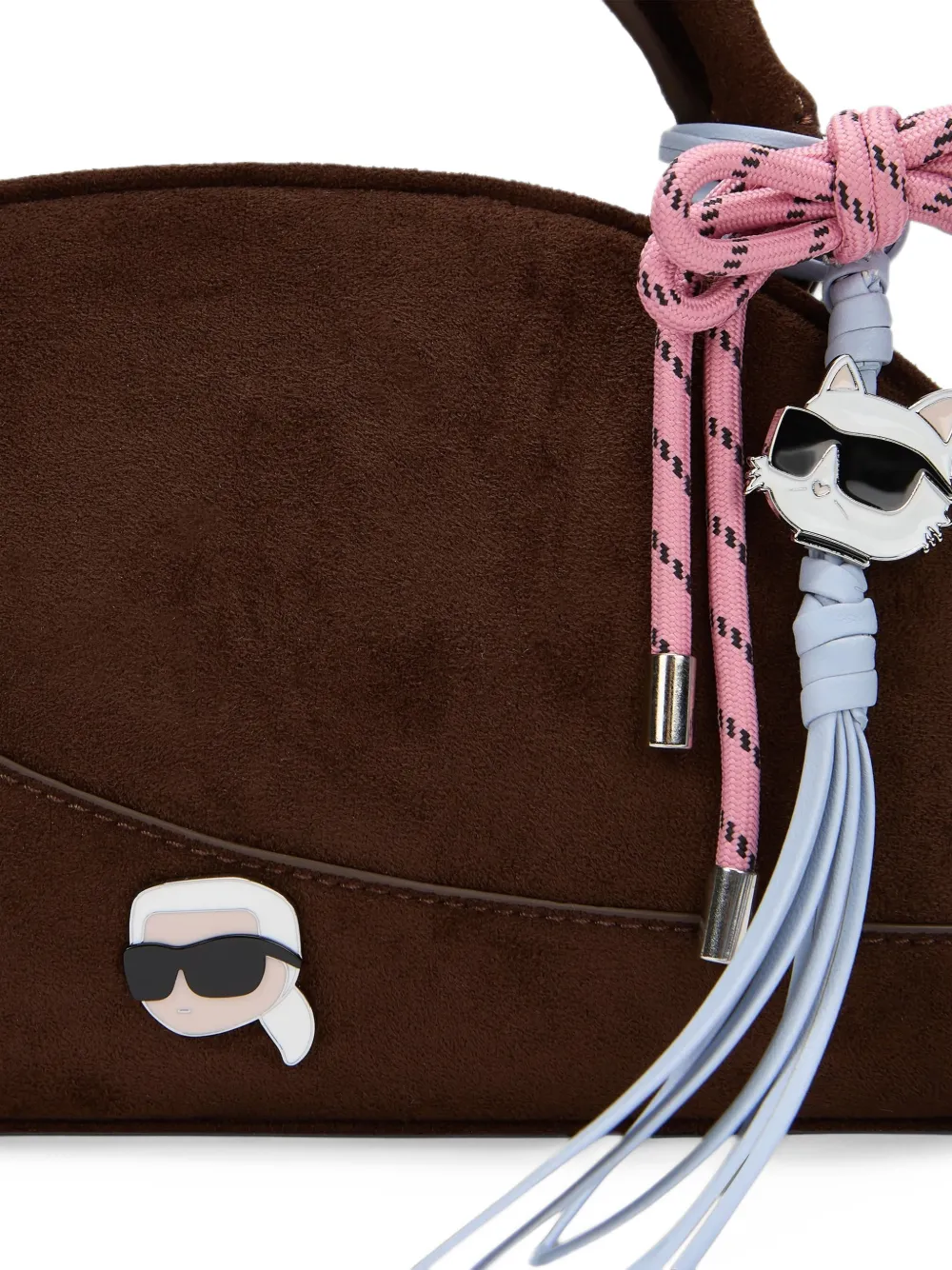 Karl Lagerfeld Ikon crossbody bag Bruin