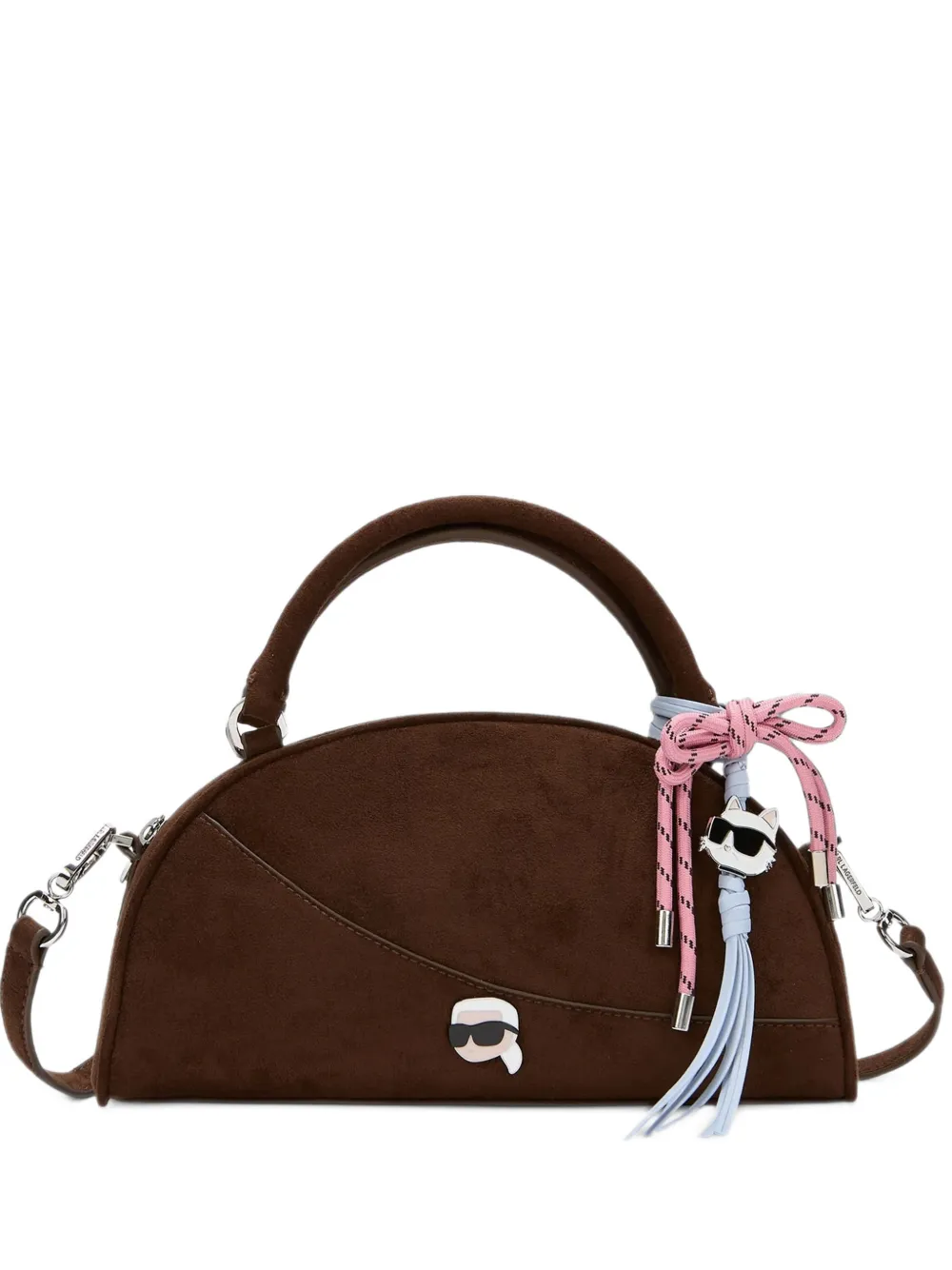 Karl Lagerfeld Ikon crossbody bag - Marron