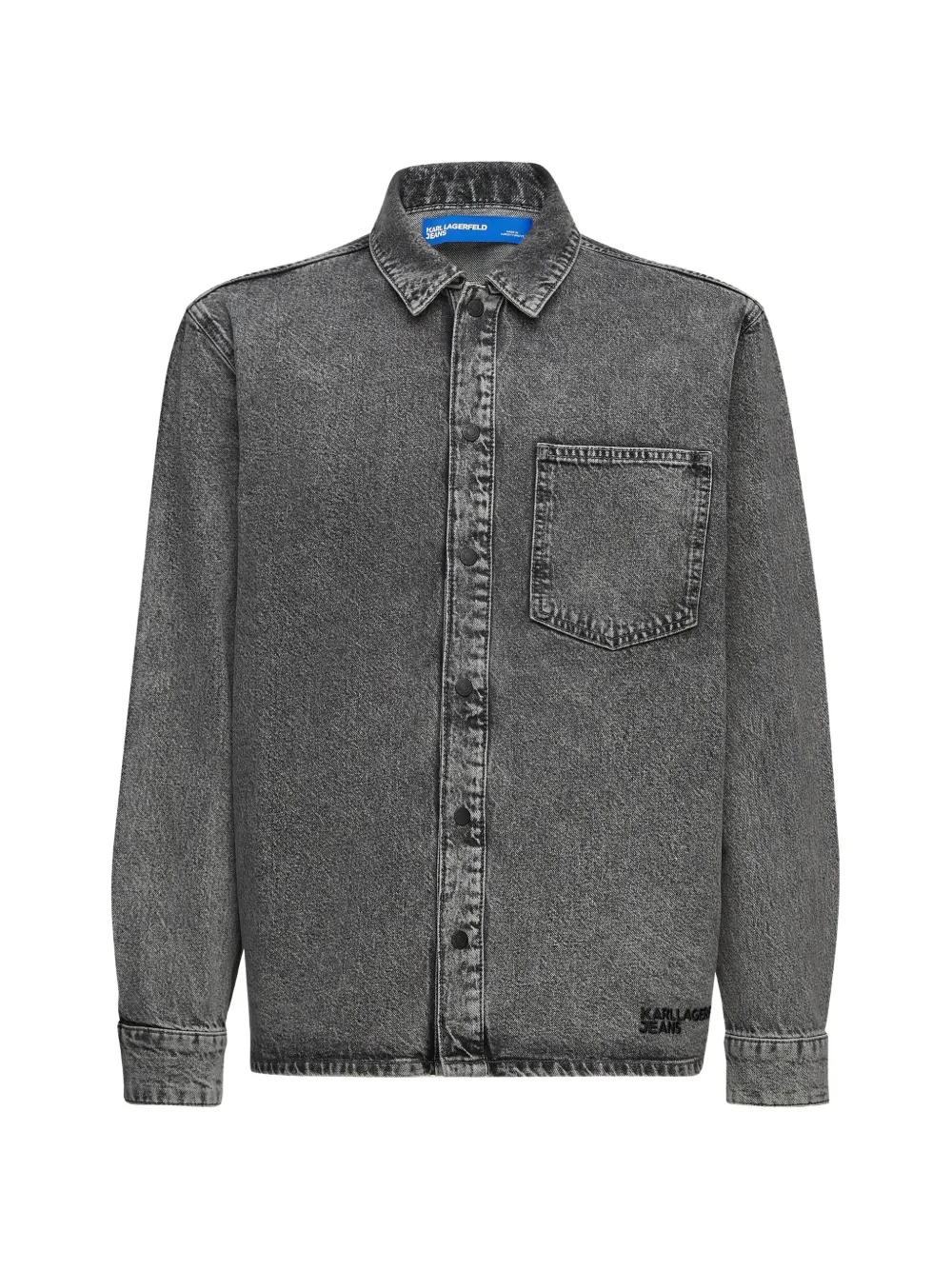 Karl Lagerfeld Jeans Denim overhemd Grijs