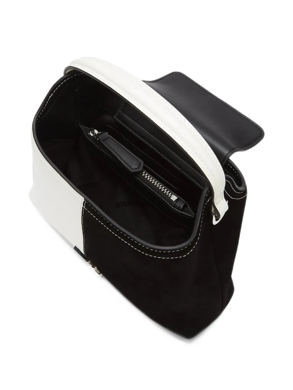 Karl Lagerfeld K Autograph shopper met colourblocking Wit