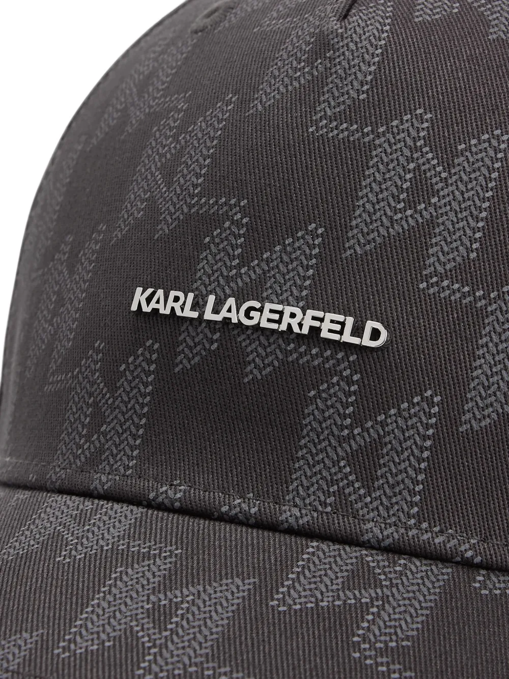 Karl Lagerfeld monogram cap Grijs