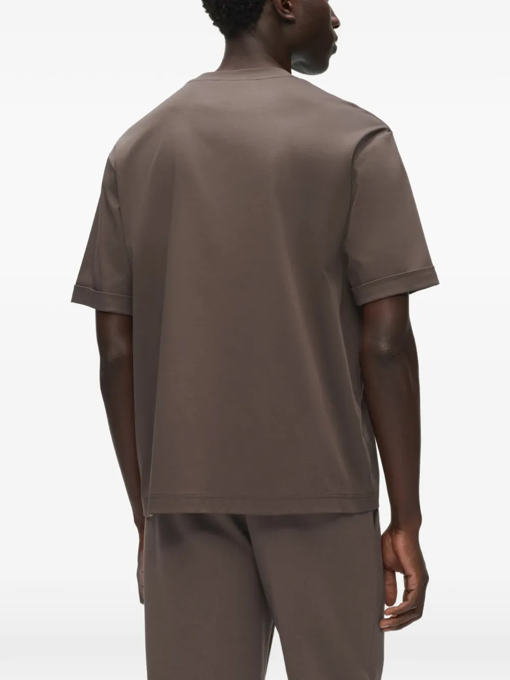 Karl Lagerfeld logo-detail T-shirt Bruin