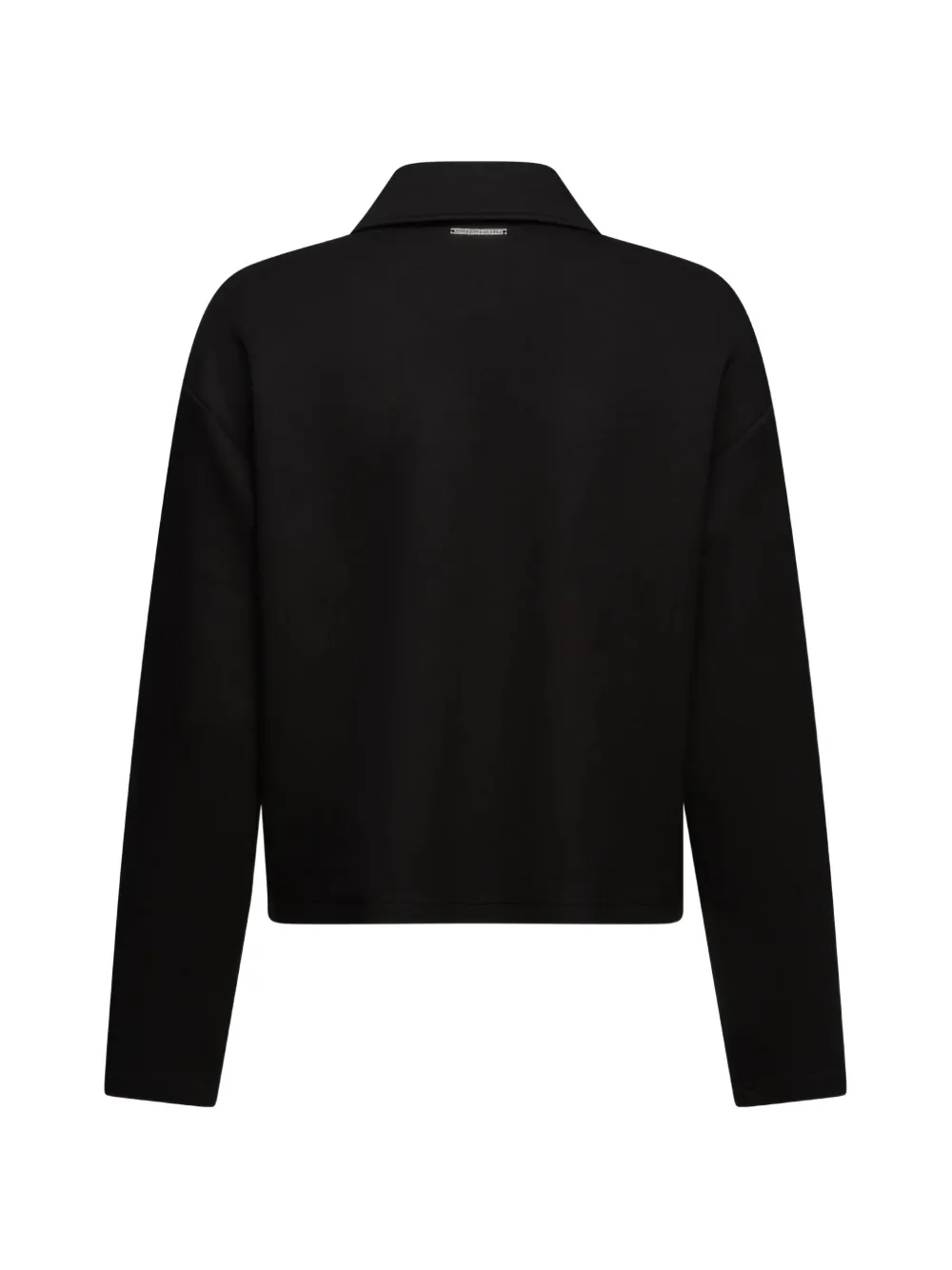 Karl Lagerfeld bouclé-panel jacket Zwart