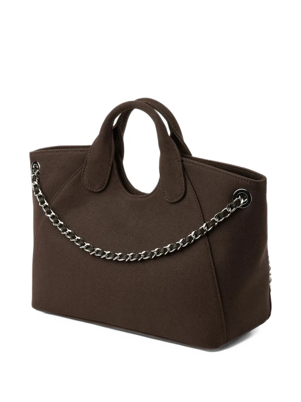 Karl Lagerfeld 21 Rue St-Guillaume chain tote bag Bruin