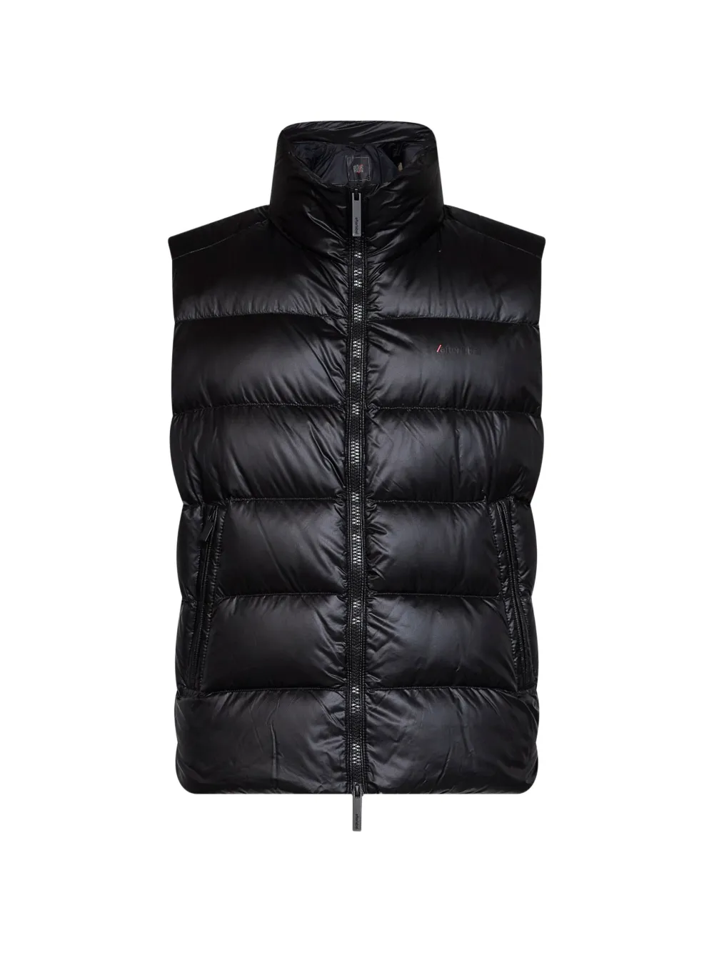 After Label Kirovsk Quilted Padded Gilet In Black