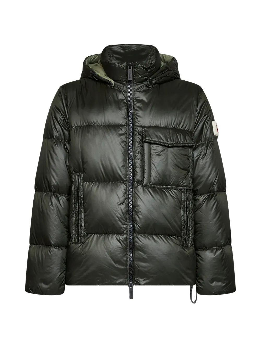 After Label Katalla Padded Hooded Jacket In Green