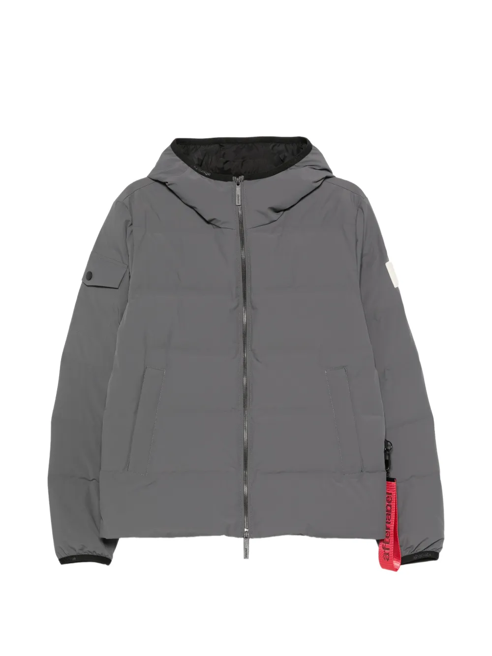 AFTER LABEL Pinzolo quilted hooded jacket - Grigio