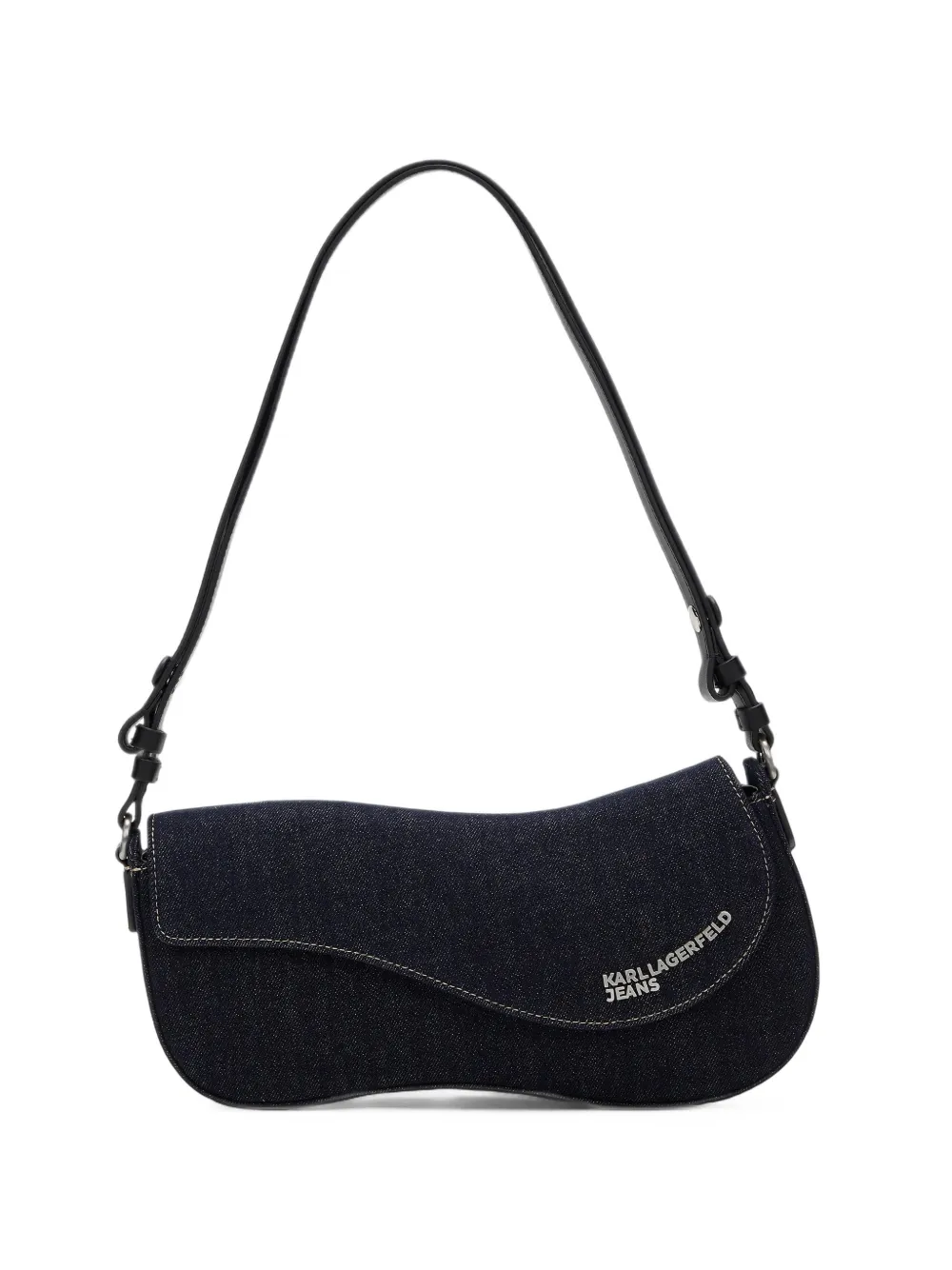 Karl Lagerfeld Jeans Borsa a spalla Wave - Blu