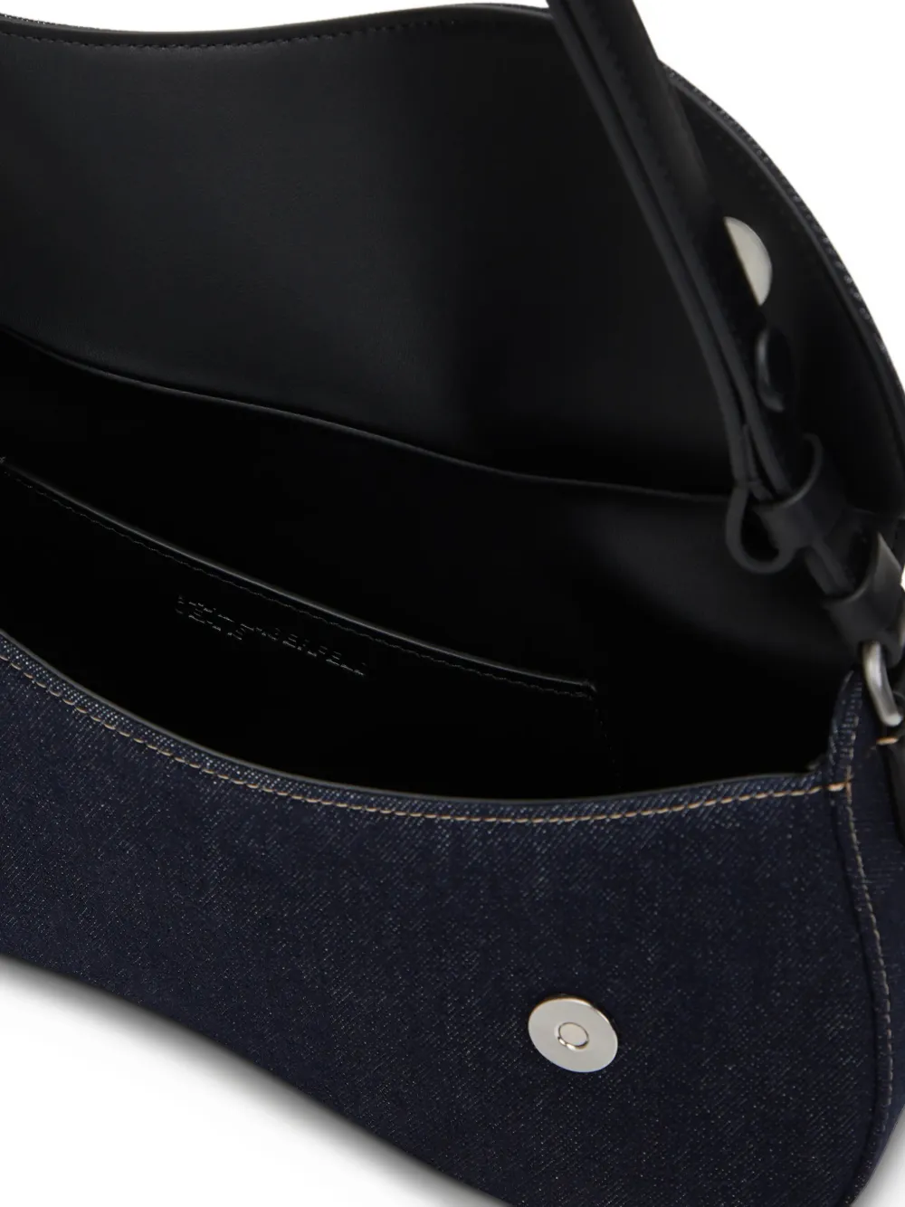 Karl Lagerfeld Jeans Wave shoulder bag Blauw