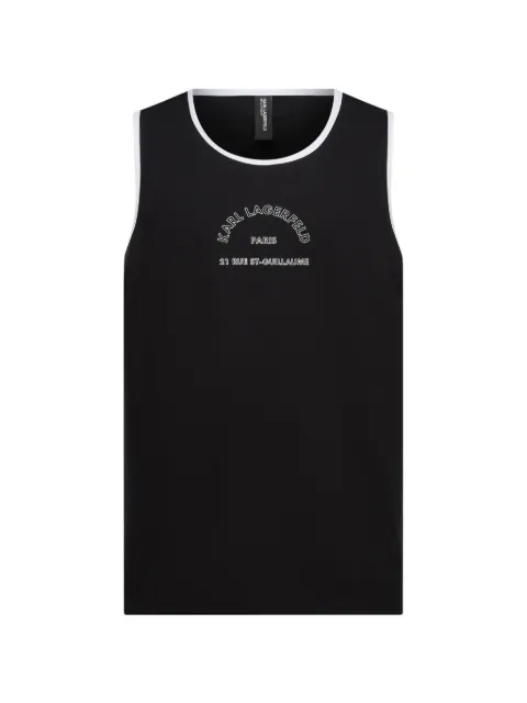Karl Lagerfeld Rue St-Guillaume beach tank top