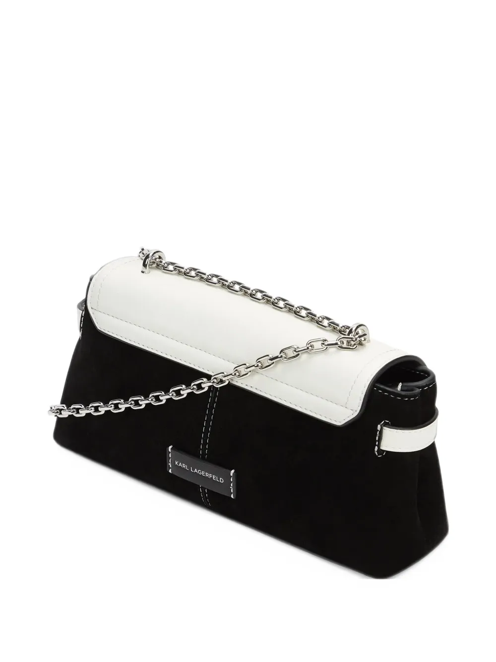 Karl Lagerfeld K Autograph crossbodytas met colourblocking Zwart