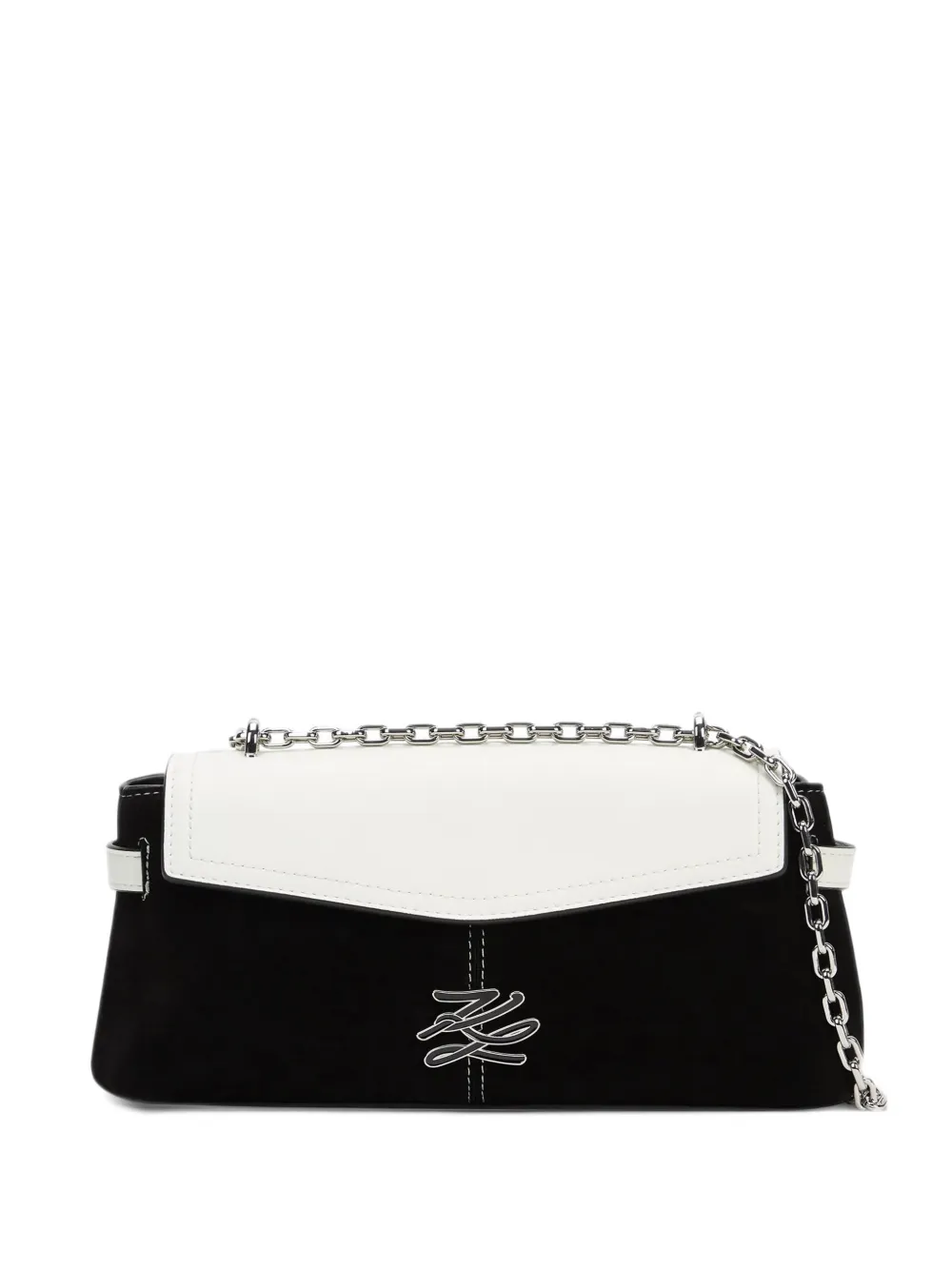 Karl Lagerfeld Borsa a tracolla K/Autograph color-block - Nero