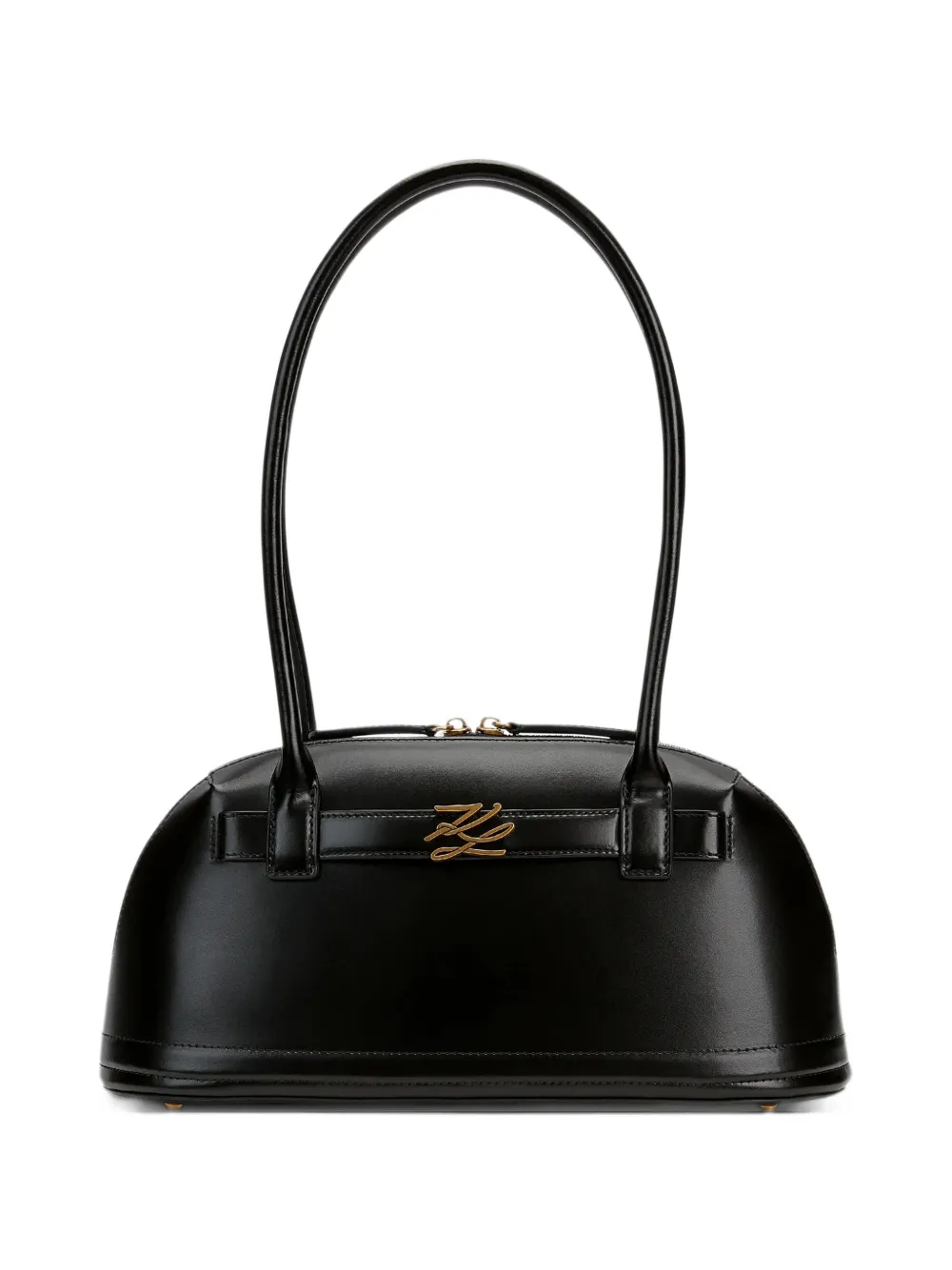 Karl Lagerfeld Borsa da bowling K/Autograph in pelle - Nero