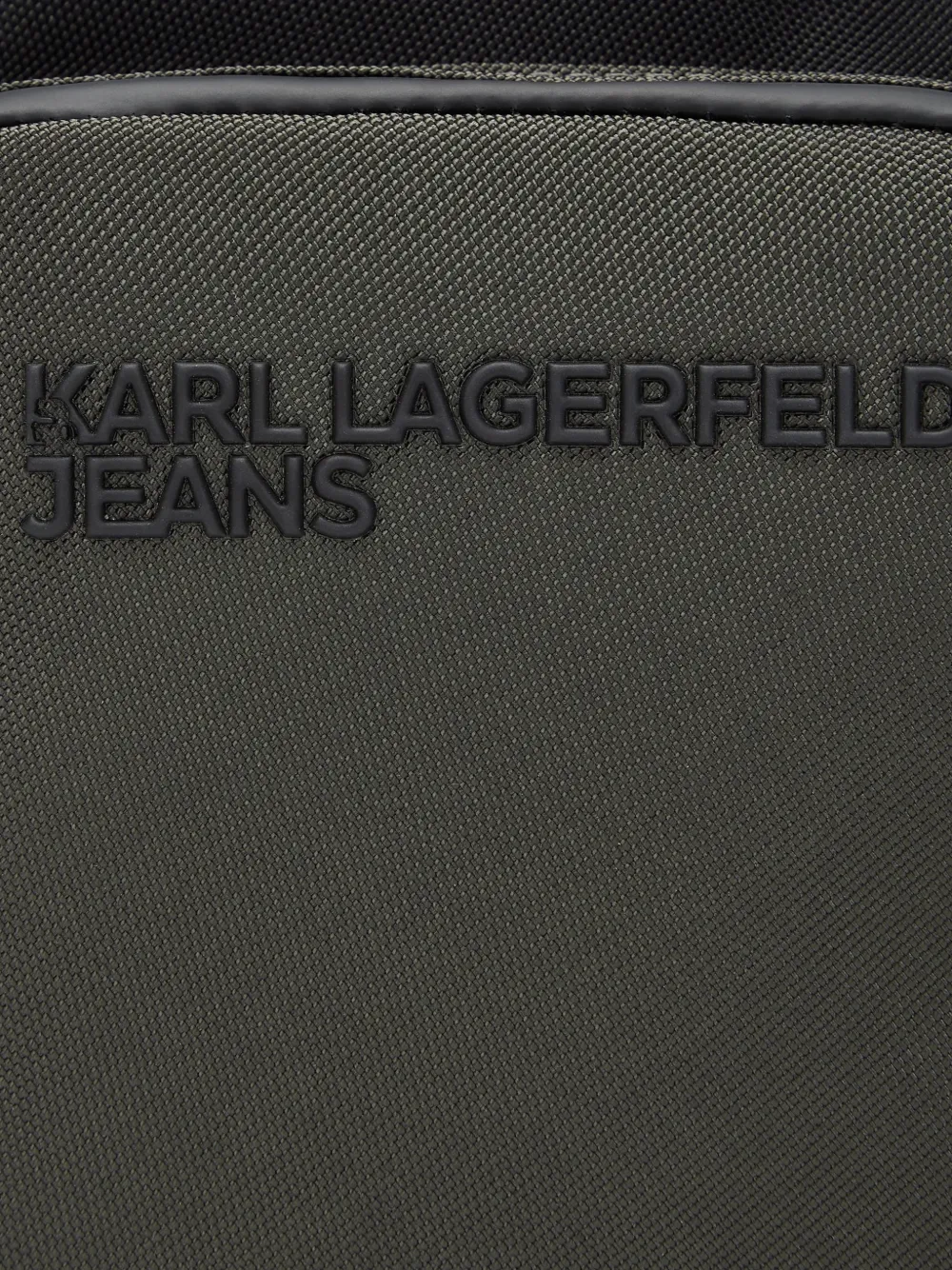 Karl Lagerfeld Jeans logo-print messenger bag Zwart