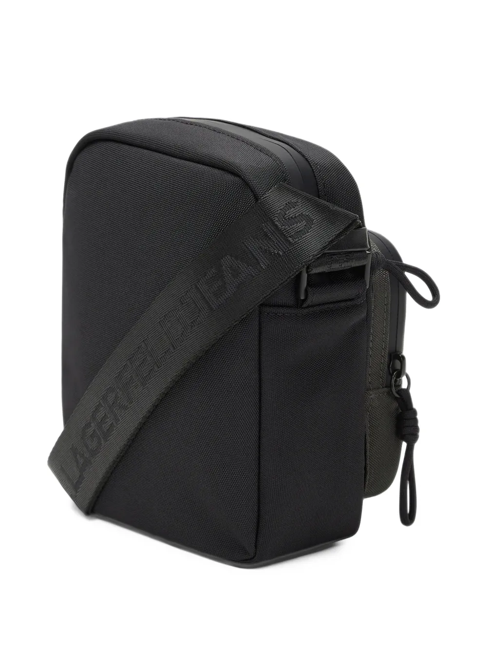 Karl Lagerfeld Jeans logo-print messenger bag Zwart