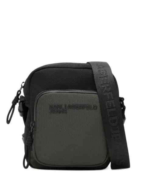 Karl Lagerfeld Jeans logo-print messenger bag
