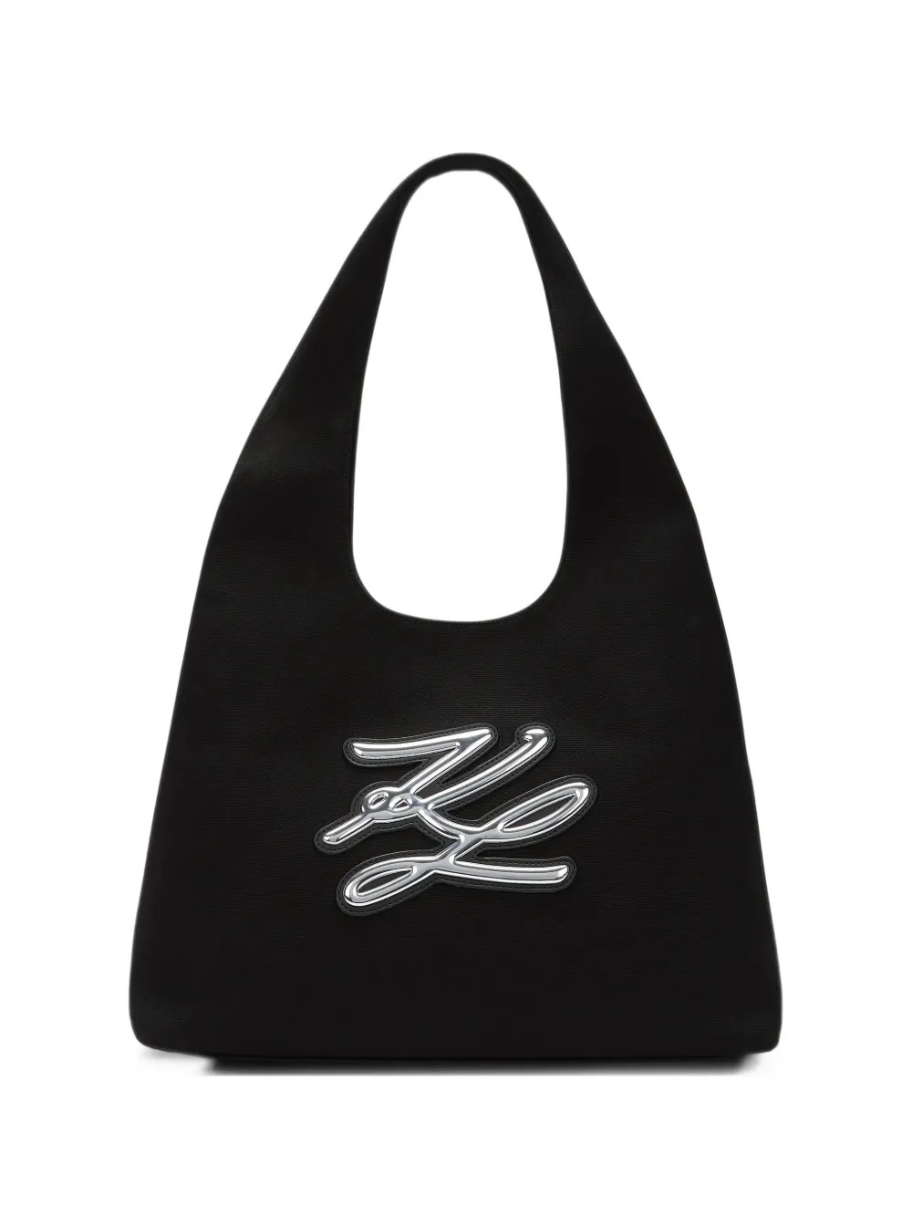 Karl Lagerfeld medium K/Autograph logo-detail shoulder bag - Nero