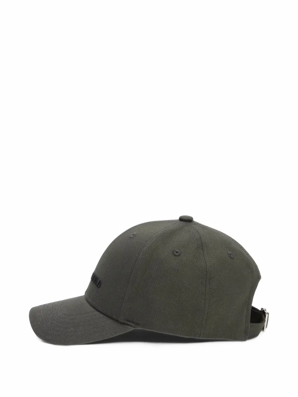 Karl Lagerfeld Jeans logo-embroidered cotton cap Grijs