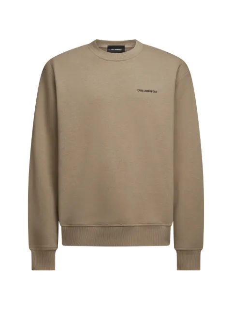 Karl Lagerfeld statue-print sweatshirt