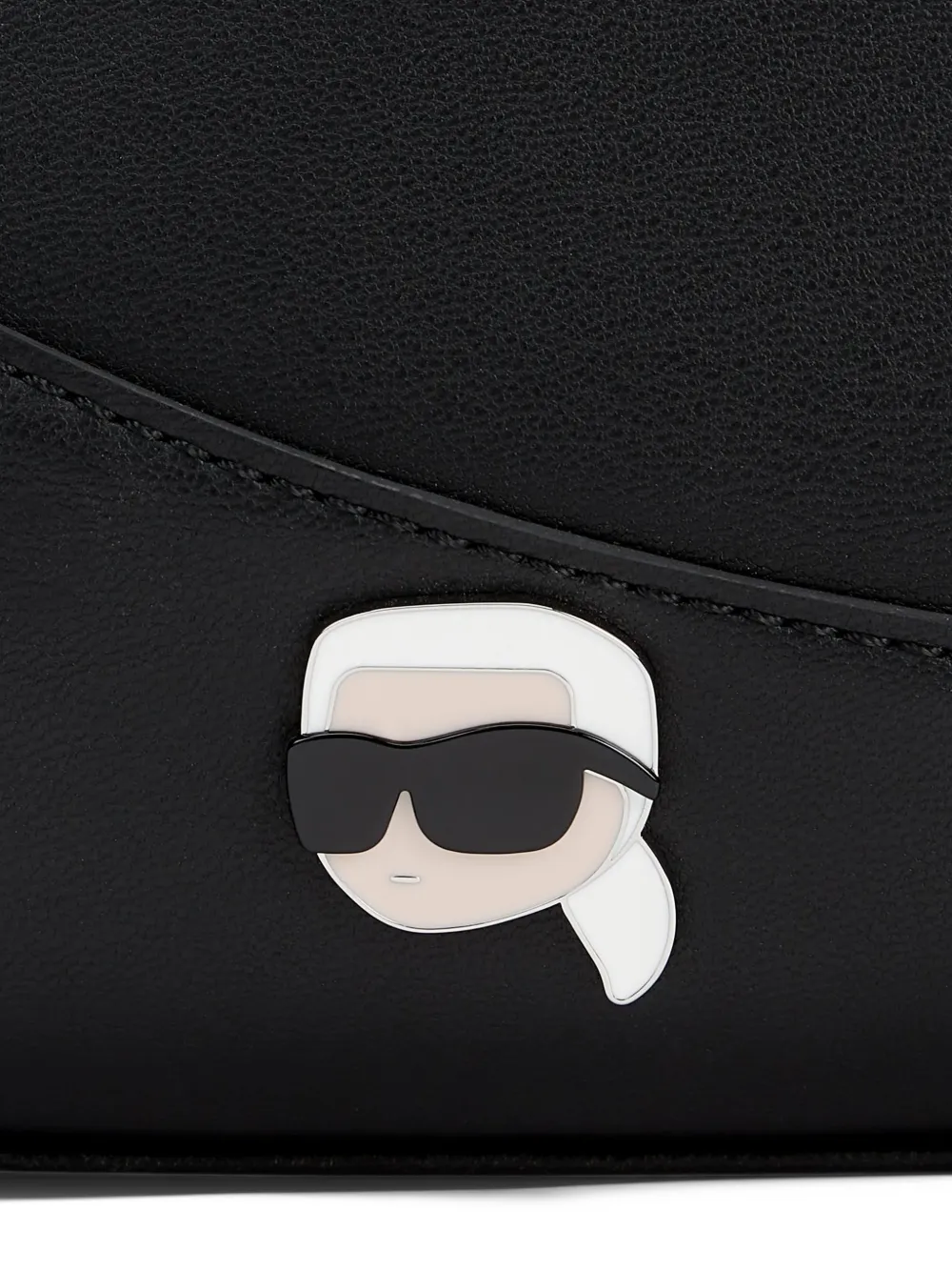Karl Lagerfeld Ikon crossbody bag Zwart