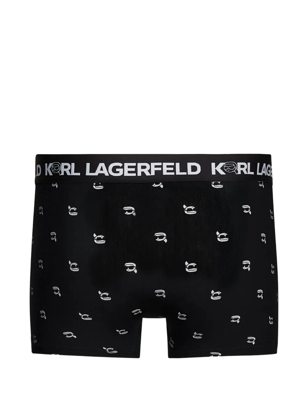 Karl Lagerfeld Drie Ikon trunks Zwart