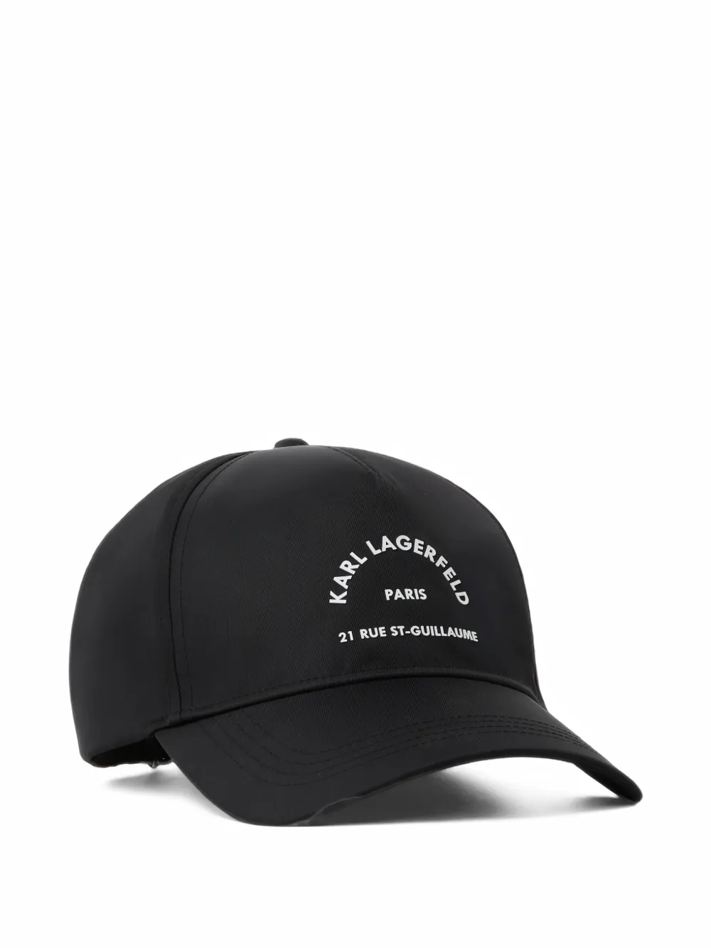 Karl Lagerfeld Rue St-Guillaume nylon cap Zwart